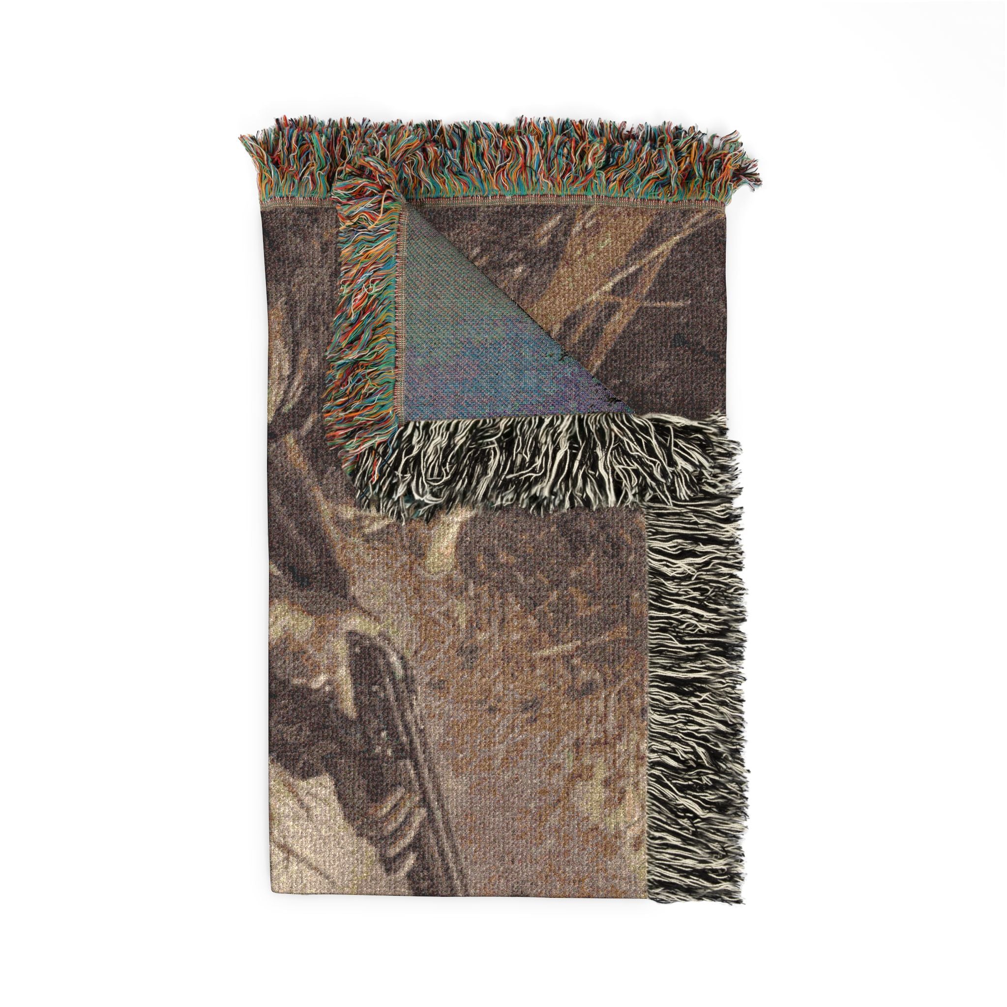 Field & Feather Woven Blanket — Cozy Throw with Botanical-Inspired Design