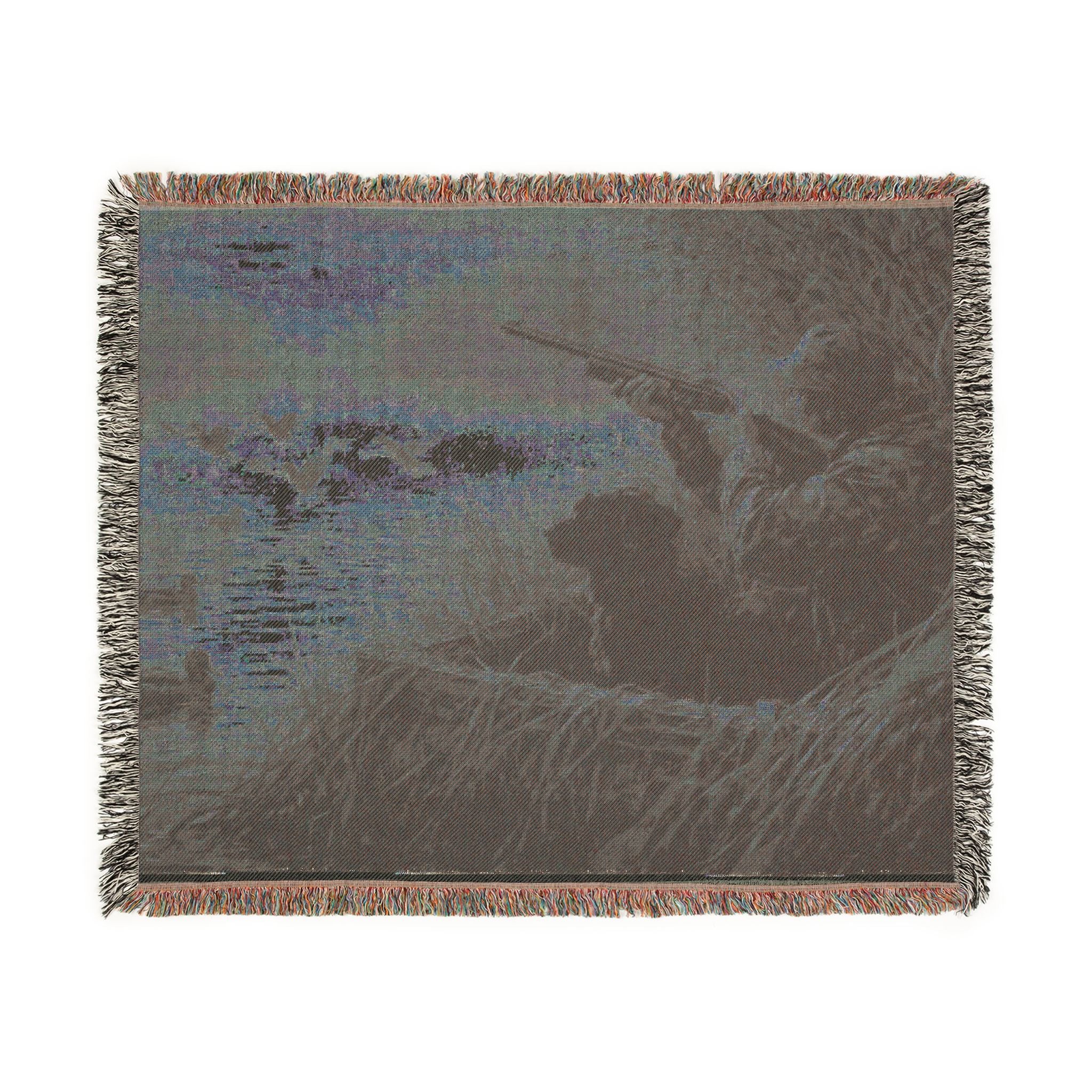 Field & Feather Woven Blanket — Cozy Throw with Botanical-Inspired Design