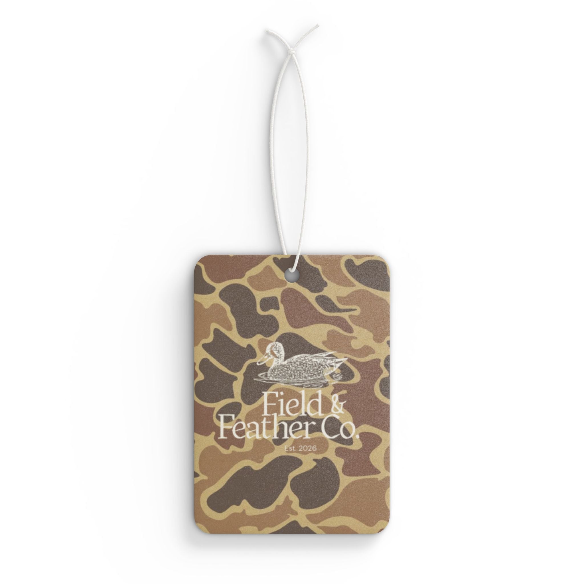 Camo Duck Car Air Freshener — Field & Feather Co. Scented Ornament
