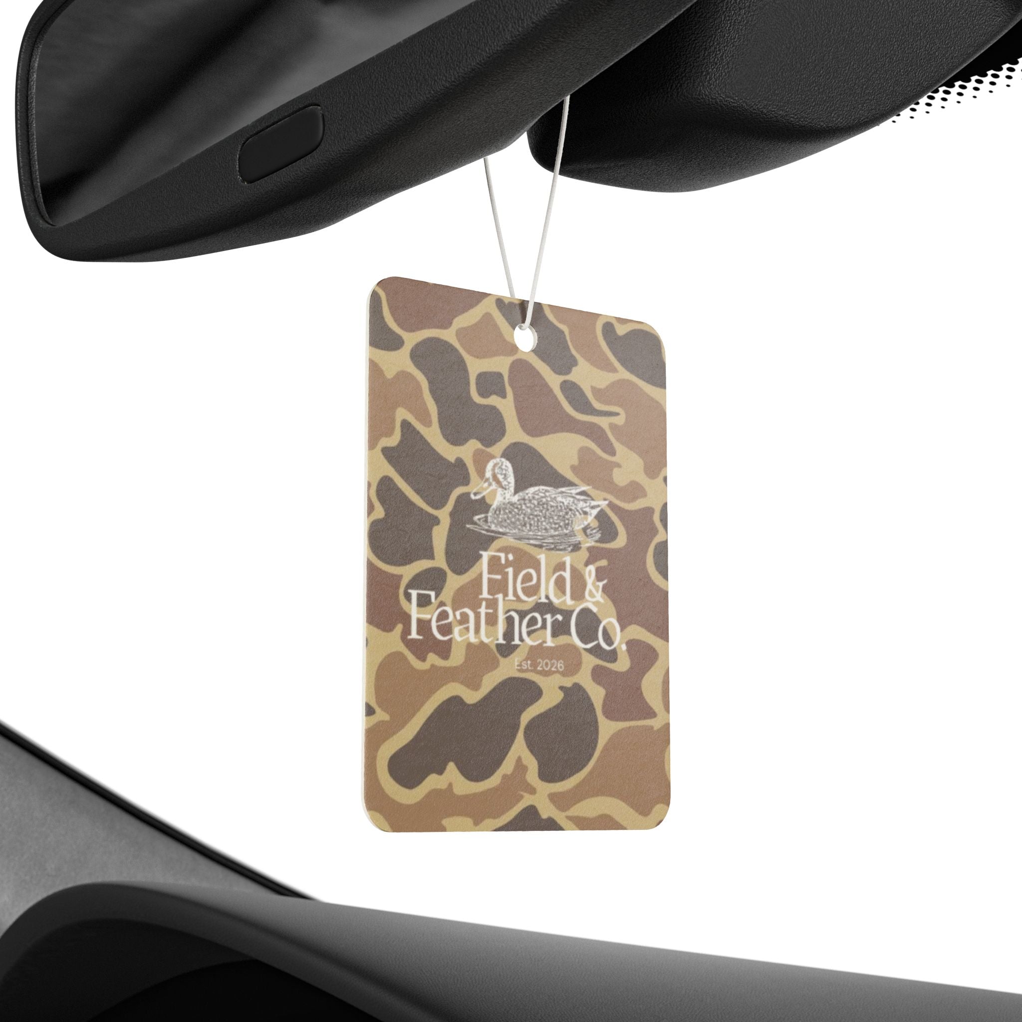 Camo Duck Car Air Freshener — Field & Feather Co. Scented Ornament