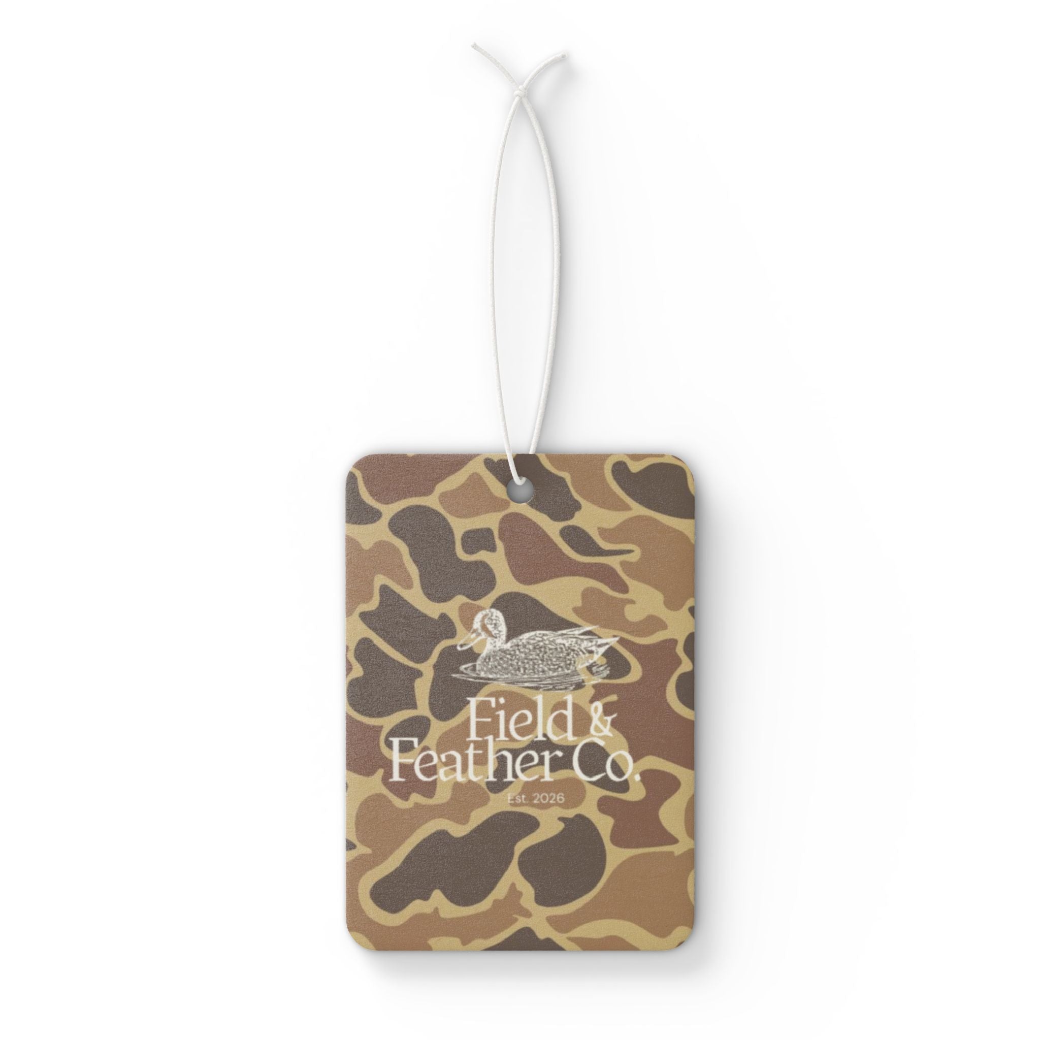 Camo Duck Car Air Freshener — Field & Feather Co. Scented Ornament